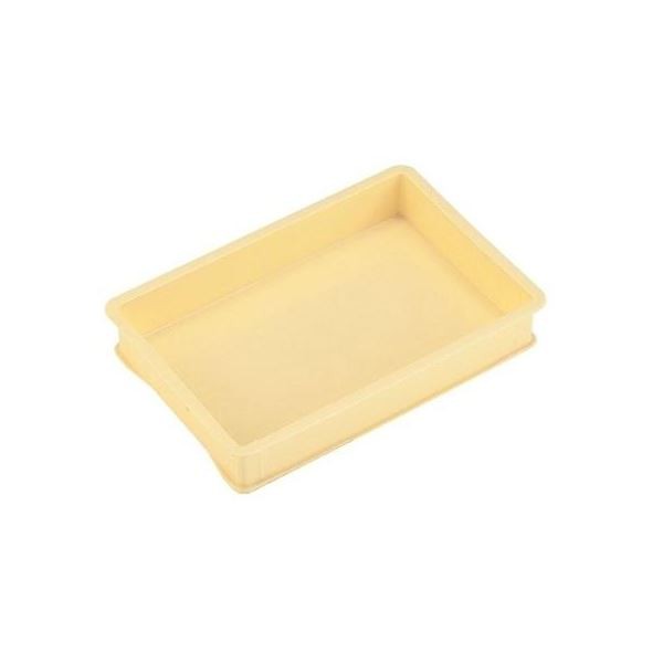 パンコンテナー/食品用コンテナー 〔本体・蓋セット 小型深〕 アイボリー 清掃簡単の通販は
