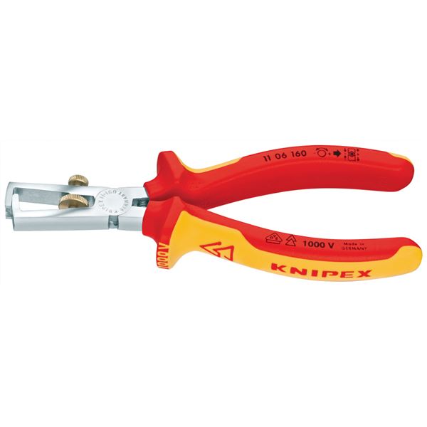 KNIPEX（クニペックス）1106-160 絶縁エンドワイヤーストリッパー 1000V（SB） 【北海道・沖縄・離島配送不可】