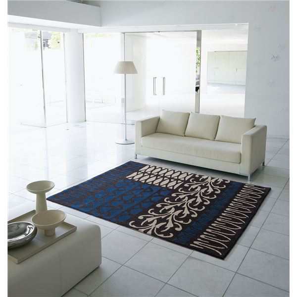 スミノエ ラグマット NEXTHOME YARD RUG 140×200cm ブルー 【北海道・沖縄・離島配送不可】の通販は