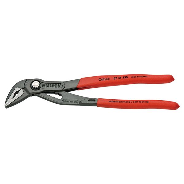 KNIPEX（クニペックス）8751-250 コブラエクストラスリムウォーターポンププライヤー（SB 【北海道・沖縄・離島送りとどける不可】
