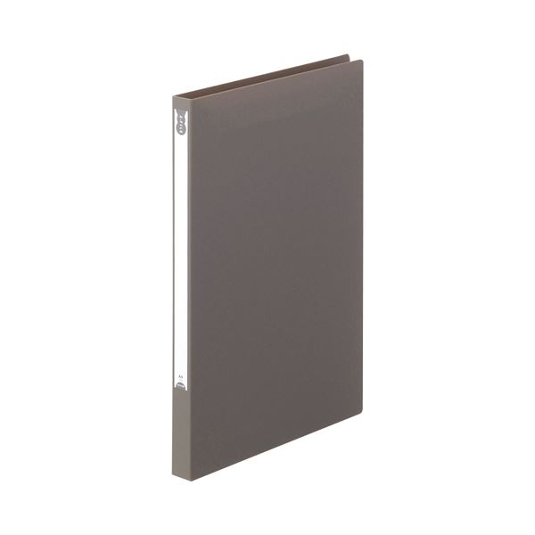 （まとめ） TANOSEE Zファイル（PP表紙） A4タテ 100枚収容 背幅20mm ダークグレー 1セット（10冊） 〔×5セット〕の通販は