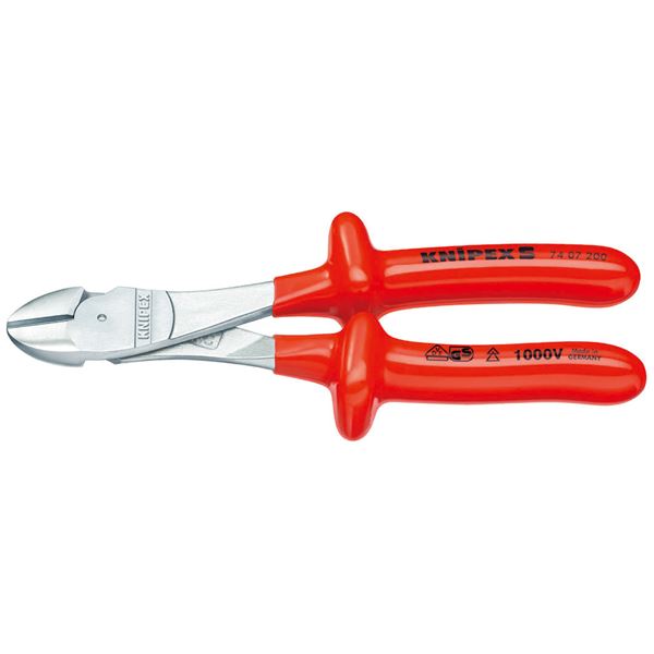 KNIPEX（クニペックス）7407-250 絶縁強力斜ニッパー 1000V 【北海道・沖縄・離島配送不可】