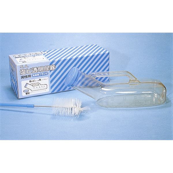 (まとめ)浅井商事 尿器 SA塩ビ透明尿器 男性 100230〔×3セット〕 【北海道・沖縄・離島配送不可】の通販は 4,960円