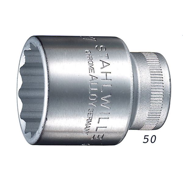 STAHLWILLE（スタビレー） 50A-1.1／2 （1／2SQ）ソケット （12角） （03410064） 【北海道・沖縄・離島配送不可】
