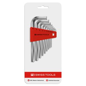 PB SWISS TOOLS 210H-10CN ホルダー付六角棒レンチセット 【北海道・沖縄・離島配送不可】