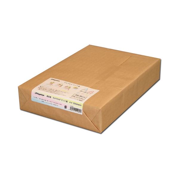 （まとめ） 長門屋商店 OAマルチケント紙 美彩紙 A4 ナ-962V 1パック（250枚） 〔×2セット〕 【北海道・沖縄・離島配送不可】