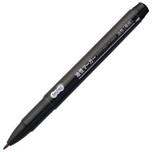 （まとめ） TANOSEE キャップ式油性マーカー シングル 極細 黒 1セット（10本） 〔×10セット〕 【北海道・沖縄・離島配送不可】