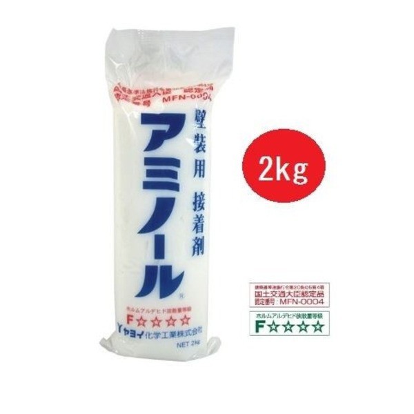 壁紙用でん粉系接着剤 ヤヨイ化学アミノール ２ｋｇ 日本製の通販はau PAY マーケット - フジックス