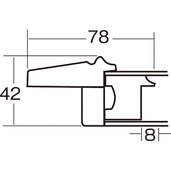 大額 油額 F10 チーク 〔62.6×70.1×4.9cm〕 【北海道・沖縄・離島配送不可】_1