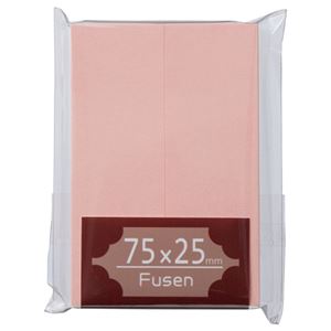 （まとめ） TANOSEE ふせん 75×25粍 桃 1風呂敷き包み（2冊） 〔×30仕かける〕 【北海道・沖縄・離島送りとどける不可】