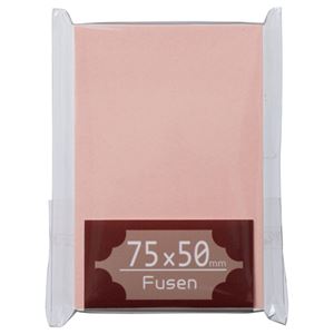 （まとめ） TANOSEE ふせん 75×50mm 桃 1冊 〔×30セット〕の通販は