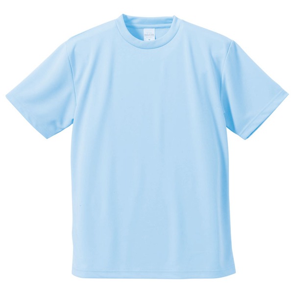 UVカット・吸汗速乾・5枚セット・4.1オンスさらさらドライ Tシャツ ライトブルー Lの通販は