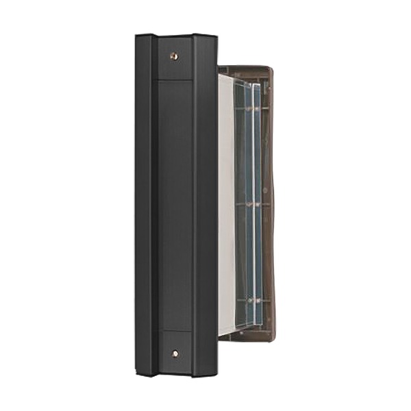 No.2000ポスト/埋込専用ポスト 〔タテ型/内フタ付気密型 大壁〕 黒 口金付き 水上金属 〔部品 DIY 日曜大工〕 【北海道・沖縄・離島配送不可】