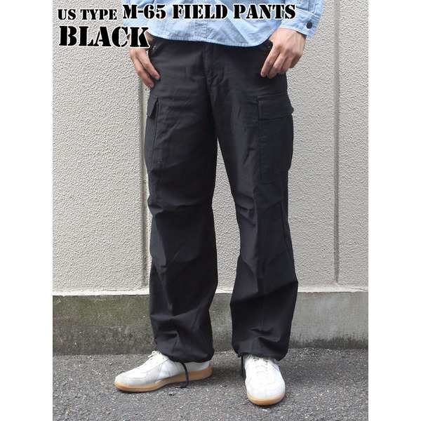 USタイプ「 M-65」フィールドパンツ PP062YN ブラック レディース S