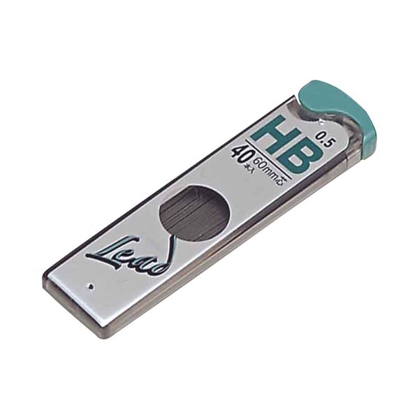 (まとめ) プラチナ プラチナシャープ SHARP芯 P-LEAD 0.5mm HB シン5Q-200A#4 1セット(400本：40本×10個) 〔×5セット〕 【北海道・沖縄・離島配送不可】