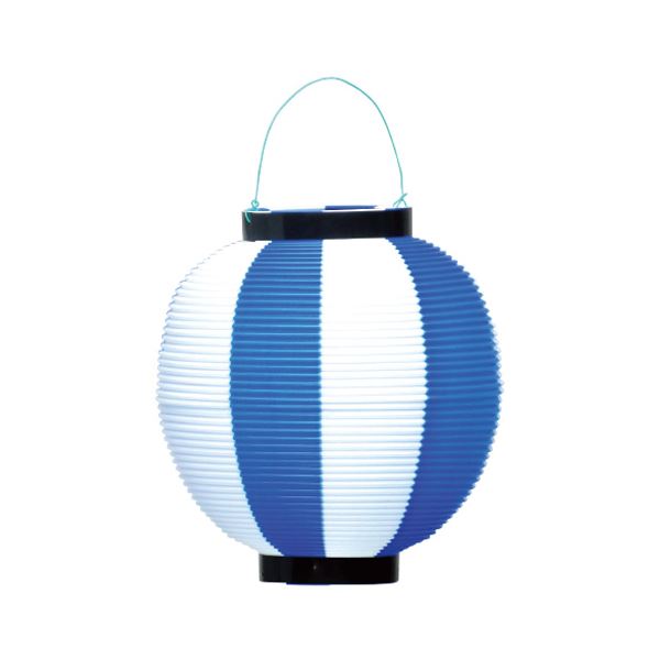 （業務用10セット） タカ印 ポリ提灯 40-7041 青白の通販は