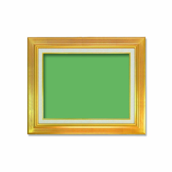 〔油額〕油絵額・キャンバス額・金の油絵額・銀の油絵額　■P6号(410×273mm)「ゴールド」 【北海道・沖縄・離島配送不可】