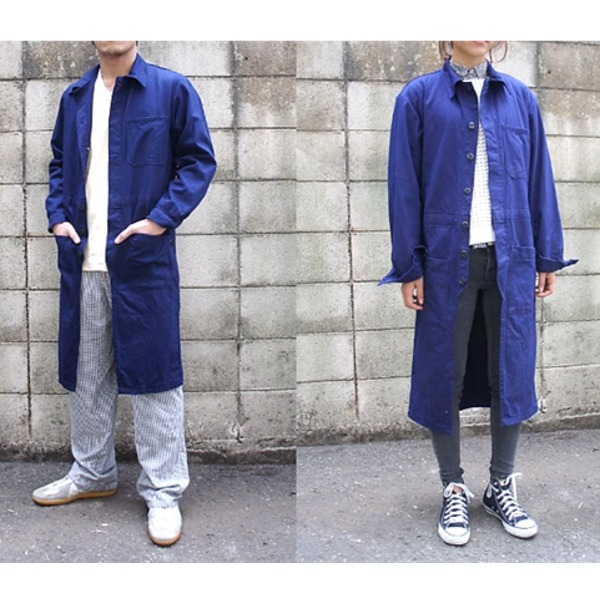 ドイツ連邦国軍放出ワークコートリメイク未使用デットストックネイビー