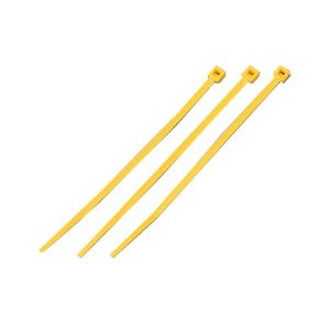 （まとめ）結束バンド ケーブルタイ（カラー） 〔長さ250mm/100本入×10セット〕 イエロー(黄) マーベル MCT-250YW 【北海道・沖縄・離島配送不可】