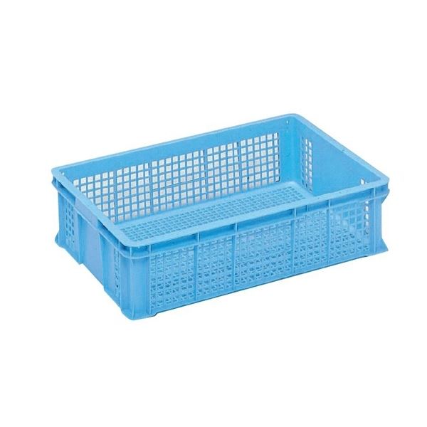 〔5個セット〕 トレー・めんコンテナー/食品用コンテナー 〔44L ブルー〕 T-48 【北海道・沖縄・離島配送不可】