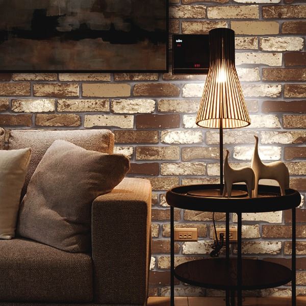 壁紙シール プレミアムウォールデコシート 30m巻 R Wa113 レンガ グラデーション ブラウン系の通販はau Pay マーケット フジックス