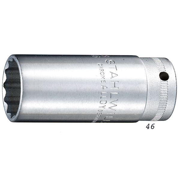 STAHLWILLE(スタビレー) 46-13 (3/8SQ)ディープソケット (12角)(02020013) 【北海道・沖縄・離島配送不可】