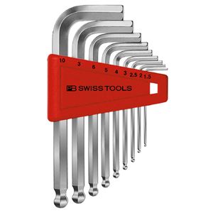 PB SWISS TOOLS 212H-10 ボール付六角棒レンチセット（パックナシ）の通販は