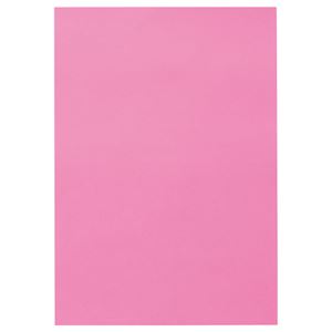 （まとめ） TANOSEE 色画用紙 四つ切 こいもも 1パック（10枚） 〔×15セット〕 【北海道・沖縄・離島配送不可】