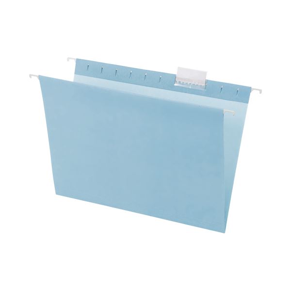 （まとめ） TANOSEE ハンギングフォルダー A4 ブルー 1パック（5冊） 〔×10セット〕の通販は