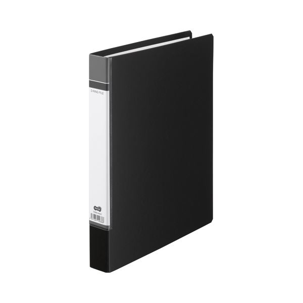 （まとめ） TANOSEE Dリングファイル（貼り表紙） A4タテ 2穴 210枚収容 背幅40mm 黒 1セット（20冊） 〔×2セット〕の通販は 12,492円