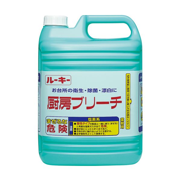 (まとめ) 第一石鹸 ルーキー 厨房ブリーチ 業務用 5kg 1本 〔×5セット〕 【北海道・沖縄・離島配送不可】