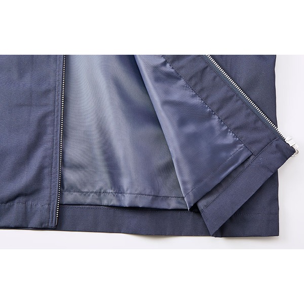 テカリを抑えた綿混・撥水加工、防風加工、裏地付スウィンブトップジャケット ネイビー　M テカリを抑えた綿混・撥水加工、防風加工、裏地付スウィンブトップジャケット ネイビー　M (代引不可) | リコメン堂ホームライフ館