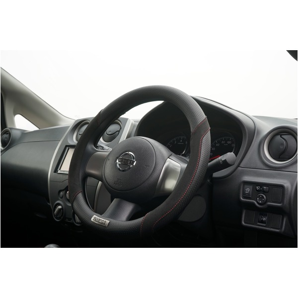 SPARCO-CORSA ステアリングカバー スエード Mサイズ SPC1112BK