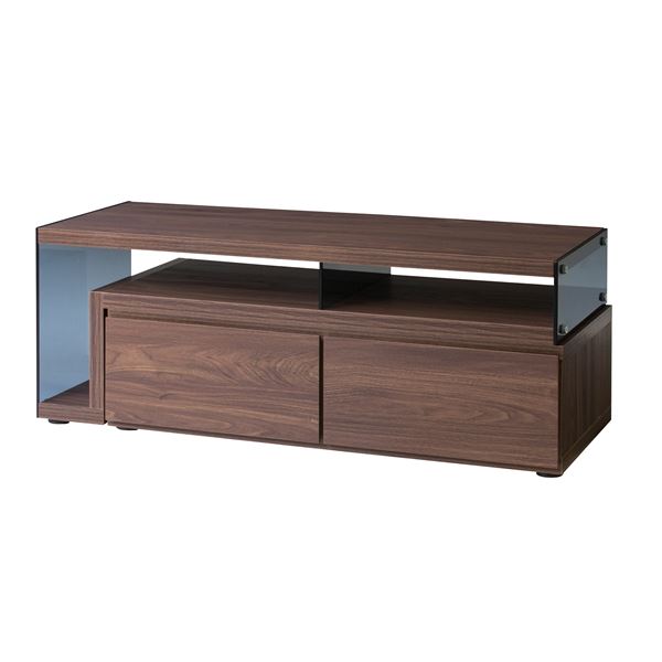 フレキシブルテレビ台/テレビボード 〔幅105cm〕 26型〜42型対応 ウォールナット SO-224WAL 【北海道・沖縄・離島配送不可】