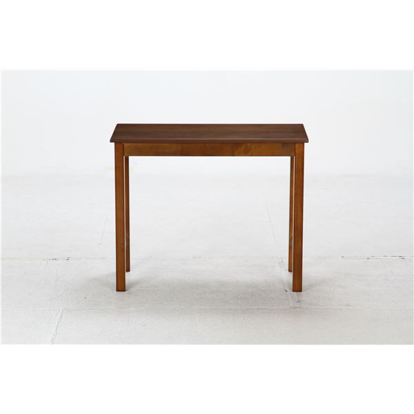 北欧風 デスク/マルチテーブル 【ミディアムブラウン】 幅90cm