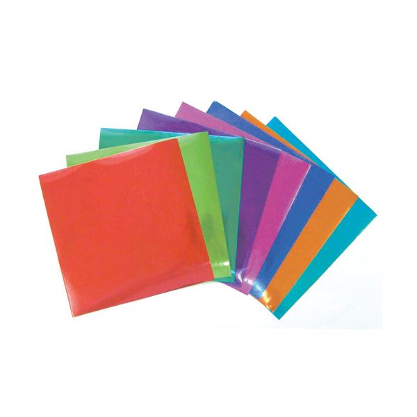 （業務用20セット） クラサワ ホイルカラーおりがみ 100枚 T1562 黄緑の通販は 11,406円