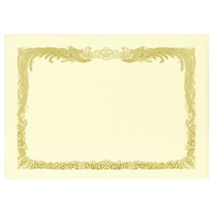 （まとめ） TANOSEE 賞状用紙 クリーム A4 タテ書用 1冊（10枚） 〔×10セット〕の通販は 9,827円