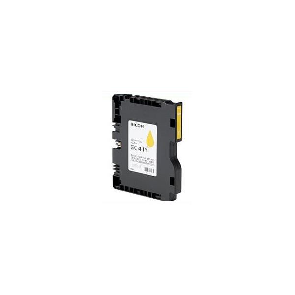 （まとめ） リコー SGカートリッジ GC41Y イエロー Mサイズ 515810 1個 〔×2セット〕 【北海道・沖縄・離島配送不可】