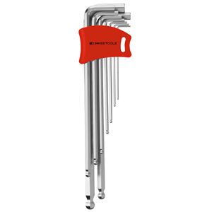 PB SWISS TOOLS 212LDH-10 ボール付六角レンチセット ロング（パックナシ） 【北海道・沖縄・離島配送不可】