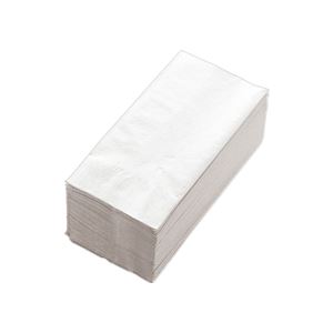(まとめ) カラーナプキン 2PLY 8つ折 白無地 2PLM-50 1パック(50枚) 〔×20セット〕 【北海道・沖縄・離島配送不可】