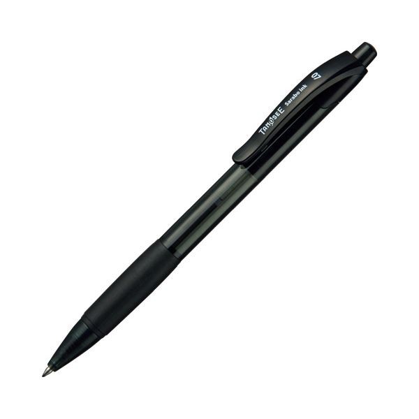 (まとめ) TANOSEE ノック式油性ボールペン（なめらかインク） 0.7mm 黒 1セット（50本）  〔×5セット〕 【北海道・沖縄・離島配送不可】の通販は