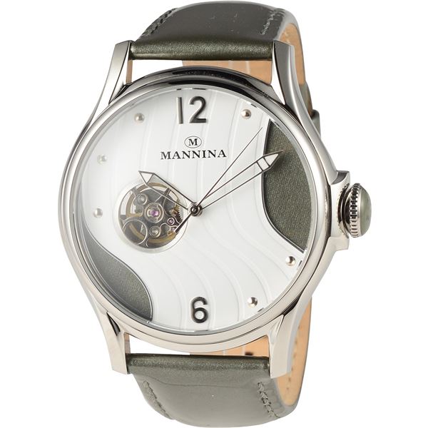 MANNINA(マンニーナ) 腕時計 MNN004-02 メンズ 正規輸入品 グレー 【北海道・沖縄・離島配送不可】