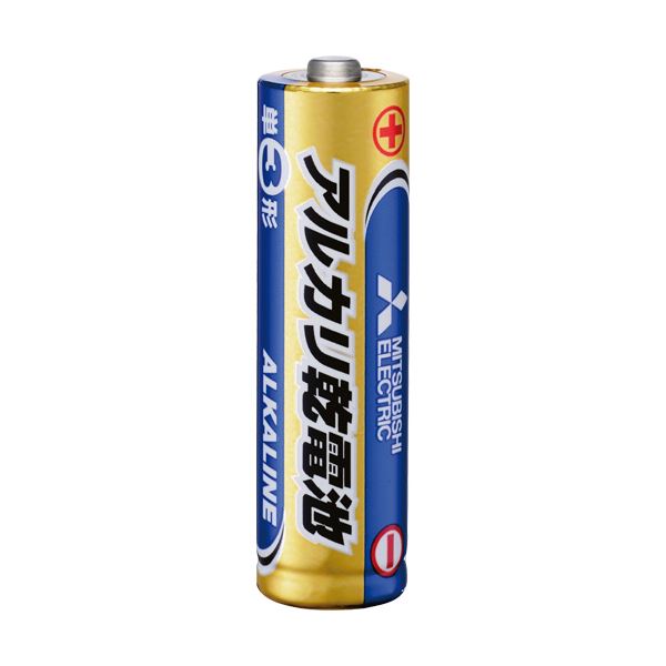 （まとめ）三菱電機 アルカリ乾電池 単3形LR6N/4S 1セット(40本:4本×10パック)〔×3セット〕 【北海道・沖縄・離島配送不可】