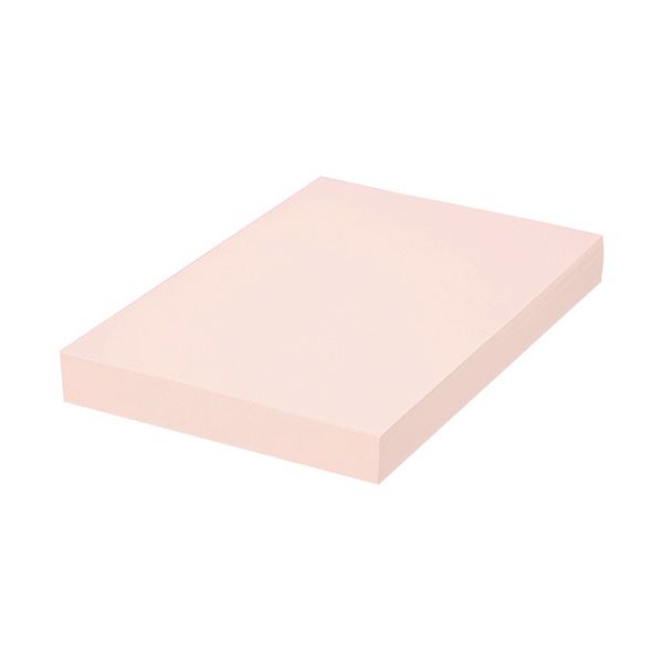 (まとめ) TANOSEE αエコカラーペーパーIIフレッシュピンク B4 1冊(500枚)  〔×10セット〕 【北海道・沖縄・離島配送不可】