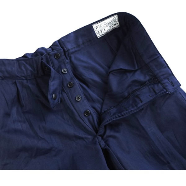 イタリア軍放出 A.M.Iワークパンツ ネイビー 3（94cm） 【北海道・沖縄
