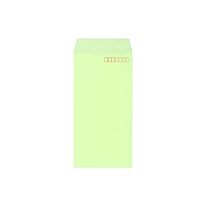 キングコーポレーションカラークラフト封筒 長3 70g／m2 〒枠あり ウグイス 業務用パック 080121 1箱（1000枚） 【北海道・沖縄・離島配送不可】