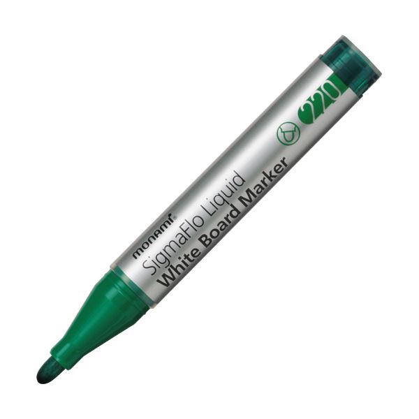 (まとめ) モナミ ホワイトボード用マーカーSigmaFlo Liquid 太字 緑 18416 1本 〔×100セット〕 【北海道・沖縄・離島配送不可】 10,948円