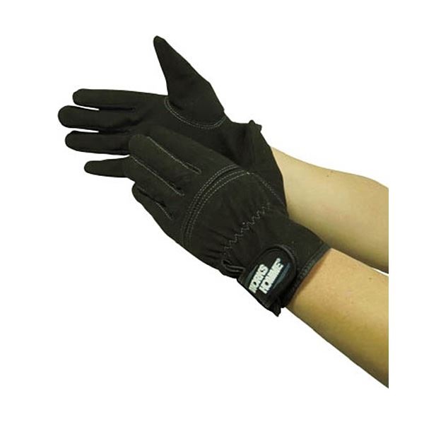 (まとめ) ユニワールド WORKS HOMME 人工皮革手袋 メッシュ L 3770-L 1双 〔×5セット〕 【北海道・沖縄・離島配送不可】