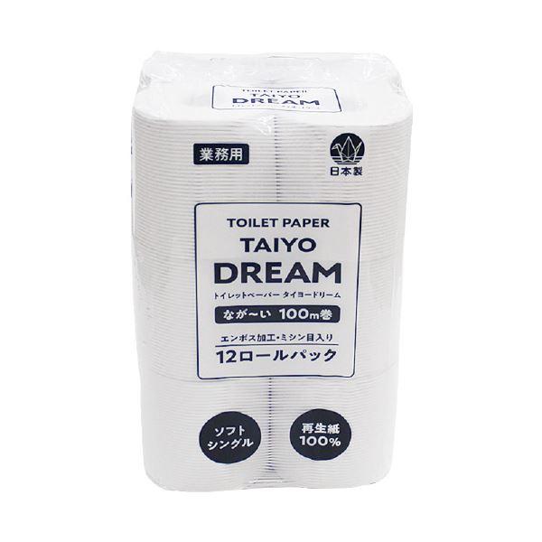 太洋紙業 タイヨードリーム ホワイト 72ロール(12ロール×6パック)の通販は 7,128円