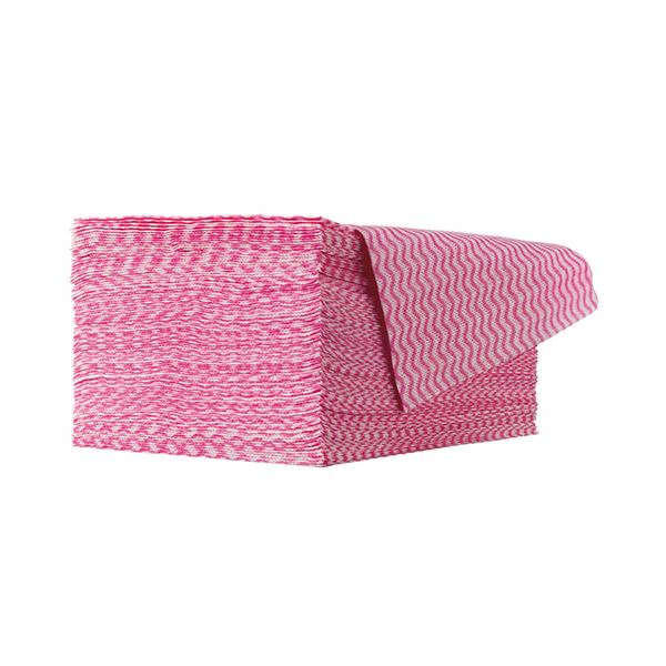 （まとめ）やなぎプロダクツ カウンタークロス S34×35cm ピンク KT-017 1パック（100枚）〔×10セット〕 【北海道・沖縄・離島配送不可】